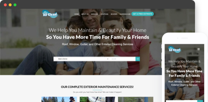 All Clean Learning Hub Desktop & Mobile Version