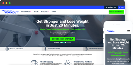 The Perfect Workout Mobile & Desktop Version