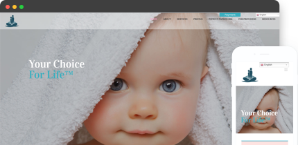 Family Fertility CryoBank Mobile & Desktop Version
