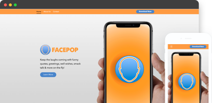Facepop Mobile & Desktop Version