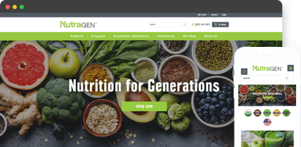 NutraGEN Desktop & Mobile Version
